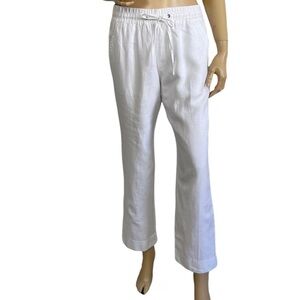 100% Linen Simple NYC Women’s Trouser Pant Size Small